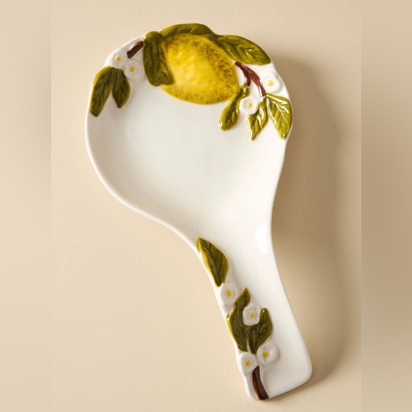Anthropologie Foster Icon Stoneware Spoon Rest - Picture 1 of 3